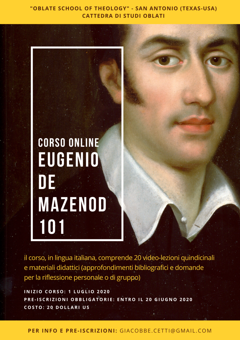 Corso online “Eugenio de Mazenod 101”